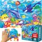 QUOKKA Giant Floor Puzzles for Kids Ages 4-6 - 2x3 Feet 48 Piece Puzzles for Toddlers 3-5 - Large Educational Kids Puzzles Ages 2-4 - Ocean Activity Game for Boys and Girls